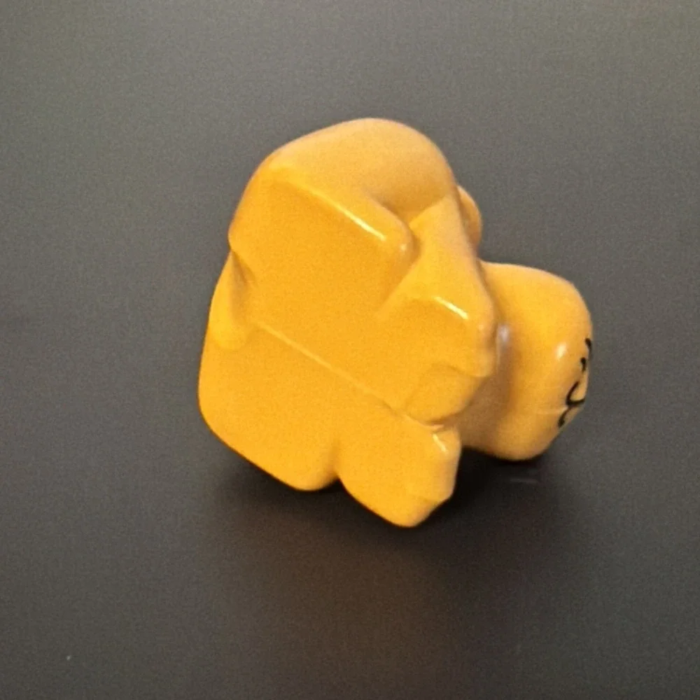 HTF  Vintage Little Tikes Dollhouse Orange Kitty CAT  Pet Figure - RARE